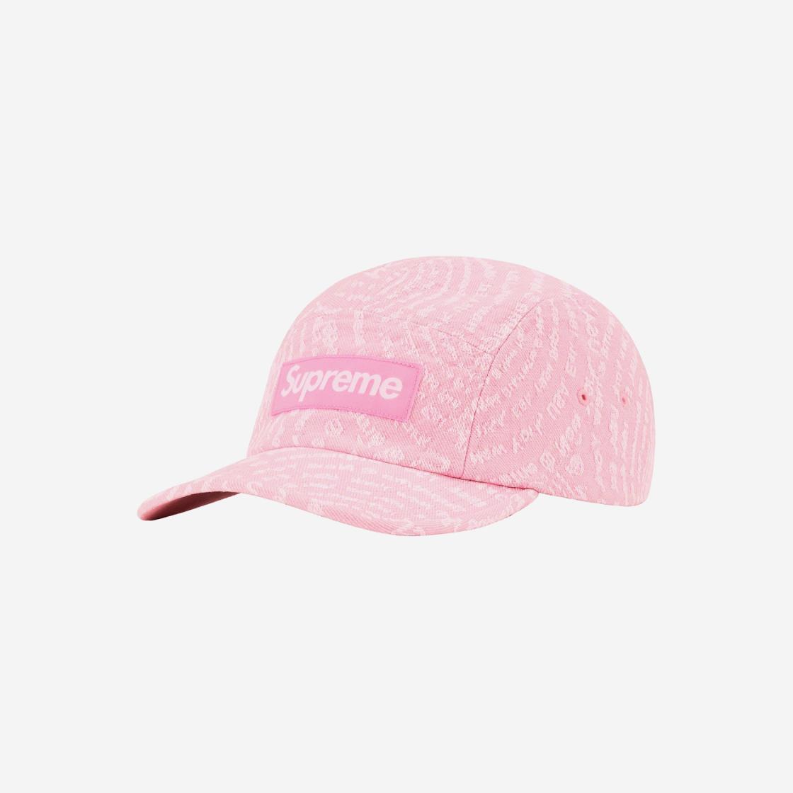

Жаккардовая джинсовая кепка Supreme Circles Pink 21FW -