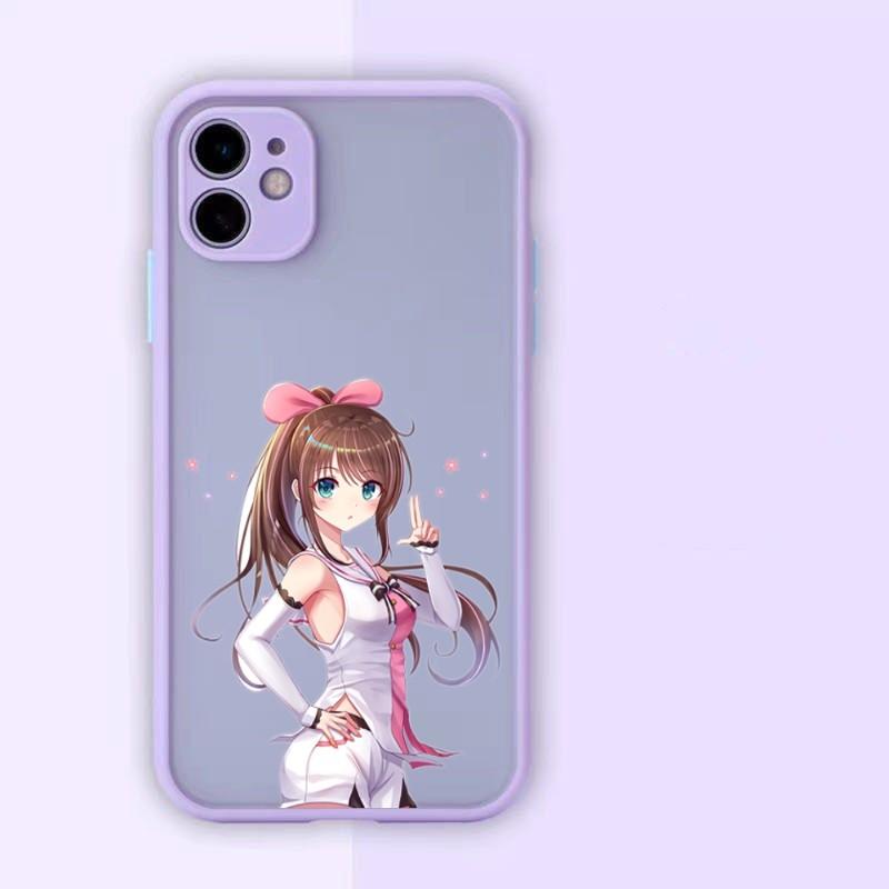 Cute Virtual Idol Kizuna AI Phone Case For IPhone 14 13 12 11 Mini Pro Max XS X Max XR 8 7 Plus SE 2022 Skin Color Phone Cover