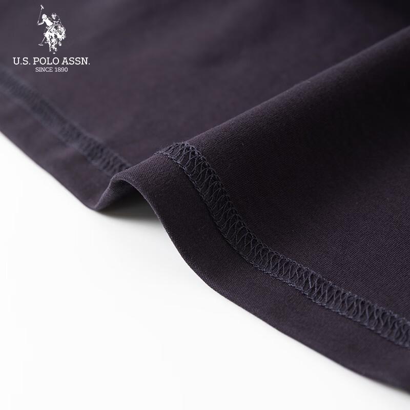 U.S. Polo Assn. Women's Polo Collar Cotton T-Shirt Dress