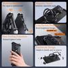 Oatsbasf Alloy Phone Case for Huawei Pura 70/70Pro/70Pro+/70Ultra with Stand Magnetic Metal Frameless Protective Cover Bumper