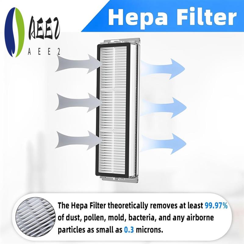 

AEE2-For Dreame D10 Plus Gen 2 Robot Vacuum Cleaner RLD32GD Accessories Main Side Brush Hepa Filter Mop Cloth Dust Bags