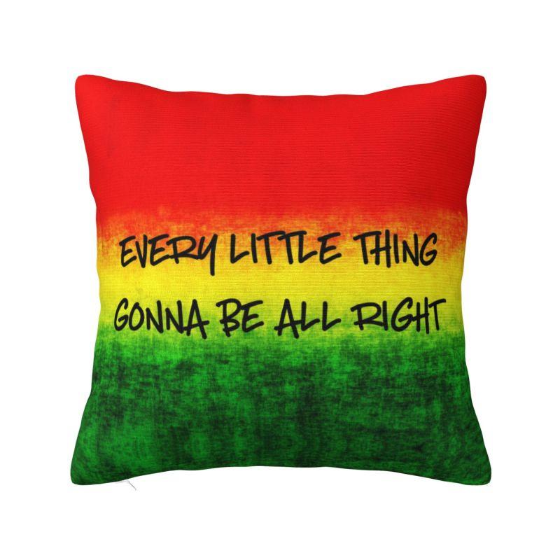 Fashion Jamaica Reggae Rock Bob Marley Cushion Cover xcm Soft Pillow Case for Sofa Square Pillowcase Home Decor