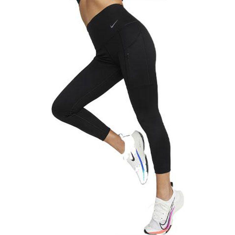 Nike Go Sportbroek Dames Zwart Normaal DQ5640-010