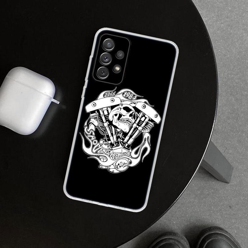 Motorcycle Gear Phone Case for Samsung Galaxy A17 A16 A26 A36 A56 A57 A37 A15 A25 A35 A55 A14 A24 A34 A54 A13 A23 A33 A53 Galaxy