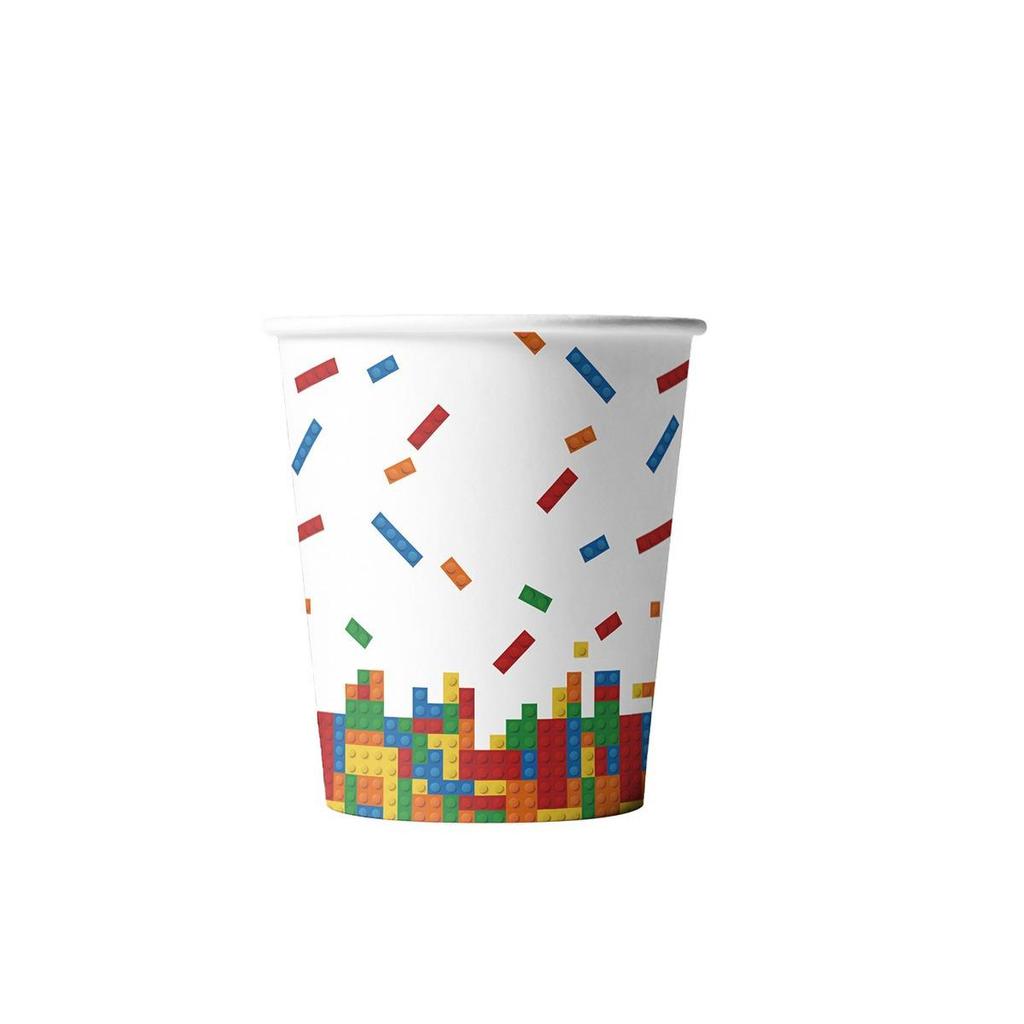 LEGO Theme Kids Party Tableware Set - Plates, Cups, Napkins