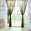 1x2M Rod Pocket Curtain Colorful Window Panel Fashion Sheer Tulle Curtains  Kid Room Classroom