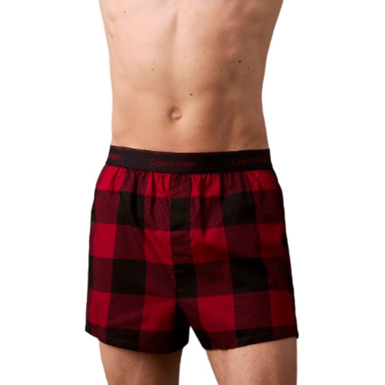 

Calvin Klein Plaid Comfortable Mid-Rise Simple Underwear Men Underwear NB4247-RSU M