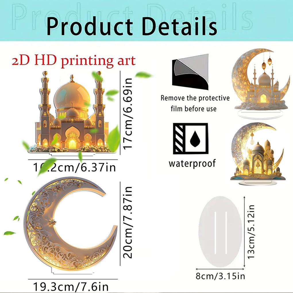 Double-layer Ramadan Table Decor Designed For Daily And Beauty These Elegant Dining Table