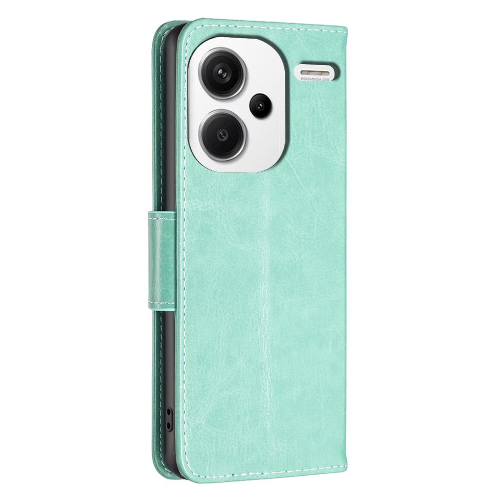 For Xiaomi Redmi Note 13 Pro+ 5G Leather Case with Wallet Stand Butterfly Imprinted