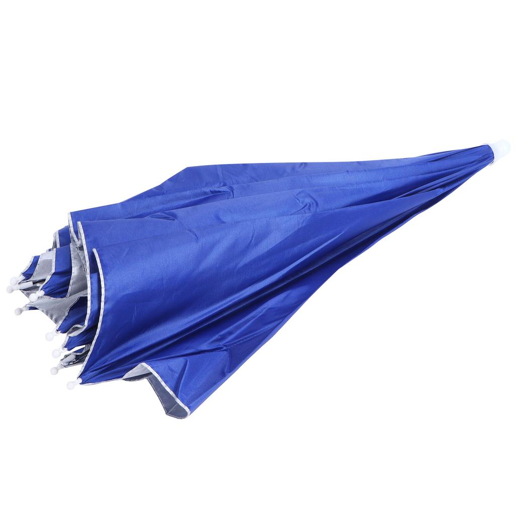 Adult Umbrella Hat Waterproof Foldable Sun Hat Headwear for Outdoor Fishing HikingDark Blue