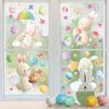 Easter Stickers for Windows Glass Kitchen 2026 New Easter Egg Bunny Decoration Removable Waterproof Holiday Decorations