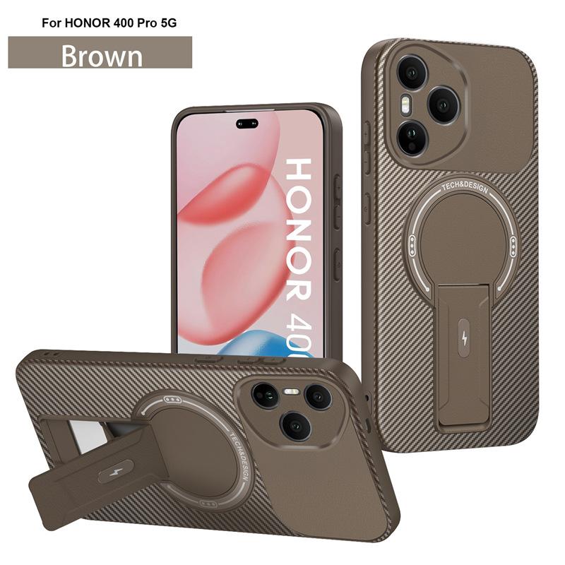 Suitable for Honor X1d carbon fiber bracket mobile phone case Huawei Honor X1C magnetic charging anti-drop protective case