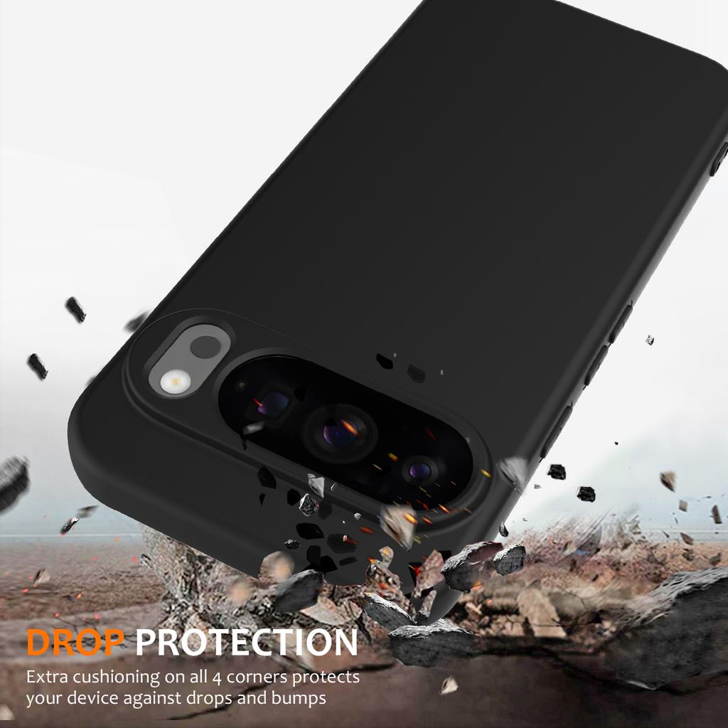 For Google Pixel 10 Pro Case Compatible with MagSafe Anti-Drop Liquid Silicone Phone Cover