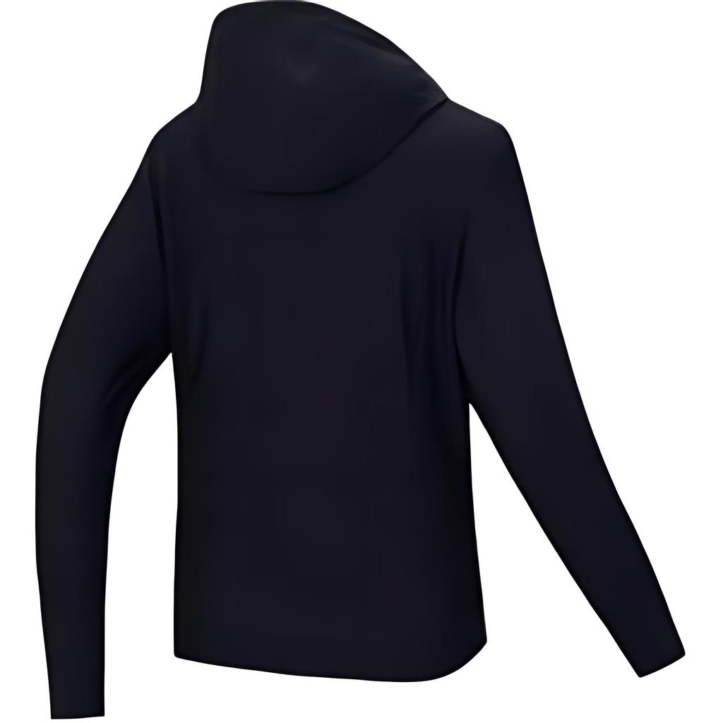 Anta Training Series Sports Warm Hooded Fleece Knit Top Women tops Black 162447712-2