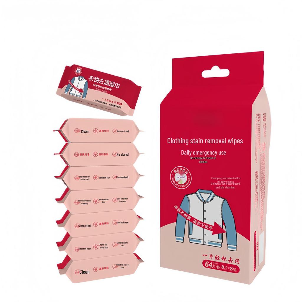 Waterless Washable Down Jacket Cleaning Wipes - Strong Stain Removal, Residue-Free, Fabric-Safe Clothing Cleaner