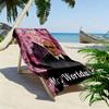 Mr. Worldwide Print Beach Towel, Large Soft Quick Dry Towel for Beach Camping Swimming