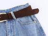 2025 Frühling Europäische & Amerikanische Mode High Waist Schlankmachende Gerade & Weitbeinjeans