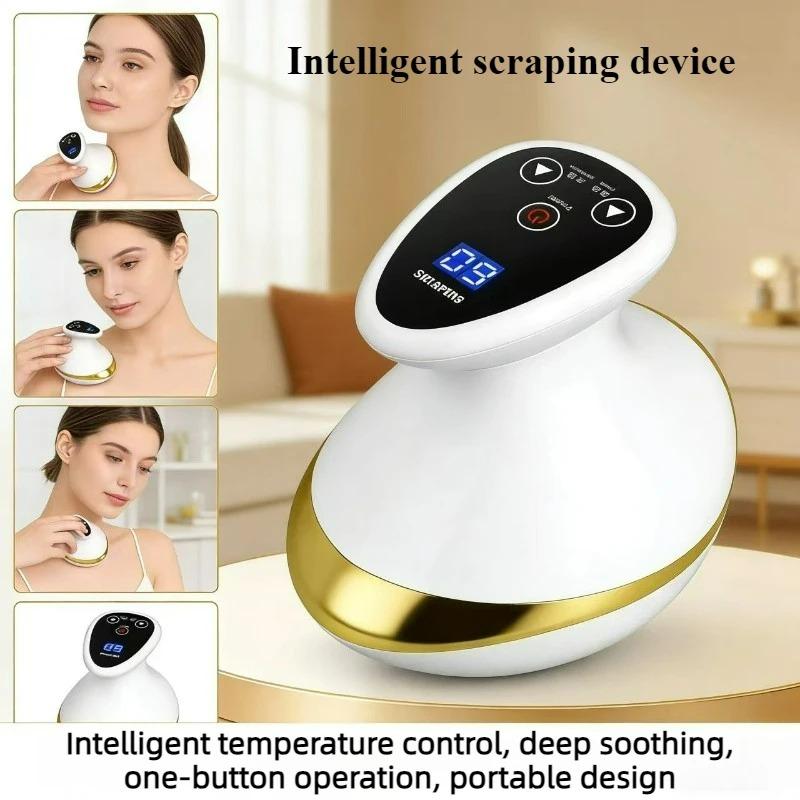 2026 New Electric Scraping Massage Cupping Massager Suction Cup Heating Suction Cup Heating Anti-Cellulite Beauty Device Cupping Device