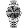 Fashion Mens Watches 30M Waterproof Top Quartz Watch Men Date Week Stainless Steel Dress Wrist Watches for Men Business Watch Man