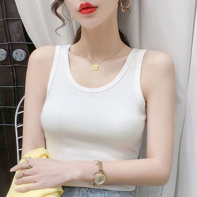 

Плюс Размер Модале Трикотажная Летняя Майка Простой Дизайн Жилет Для Женщин 4XL