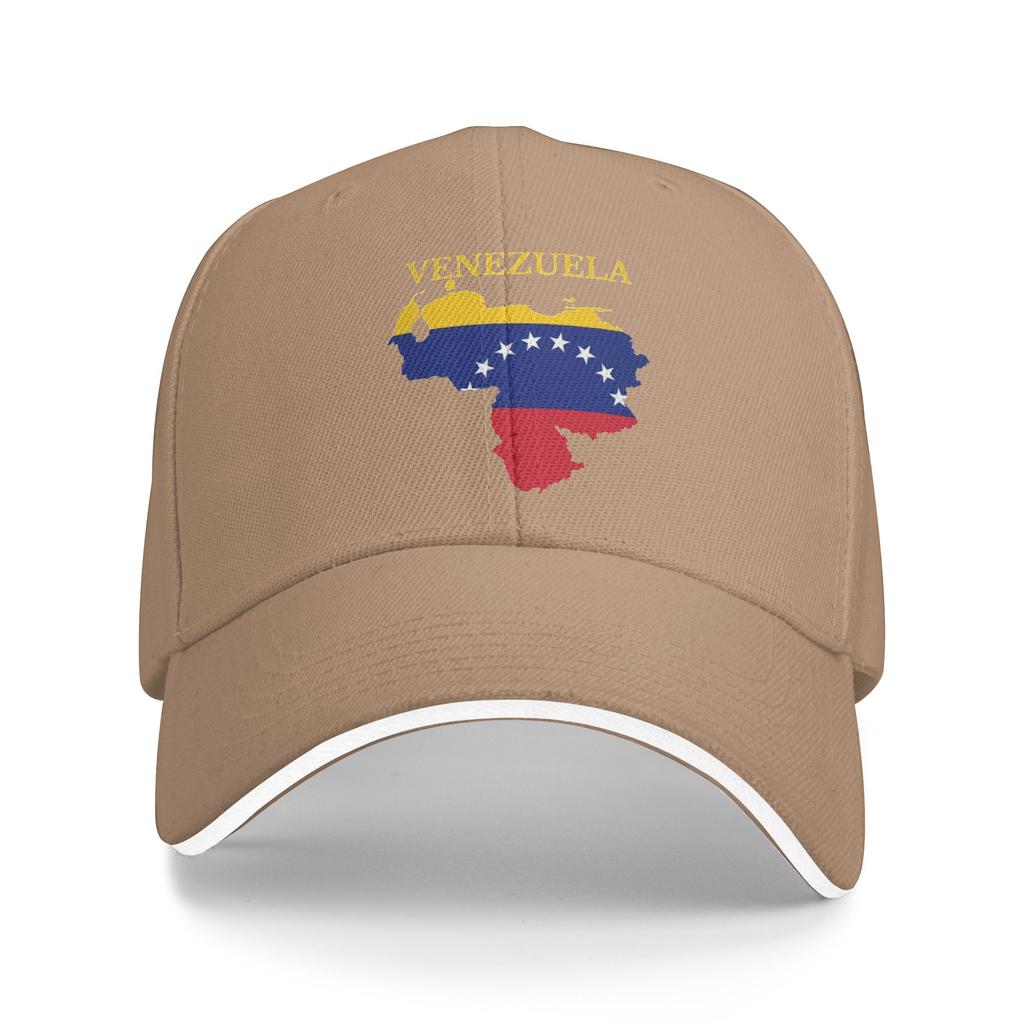 Unisex Venezuela Map Flag Venezuelan Outdoor Hat  Sun Cap Casual Baseball Cap Golf Sunshade