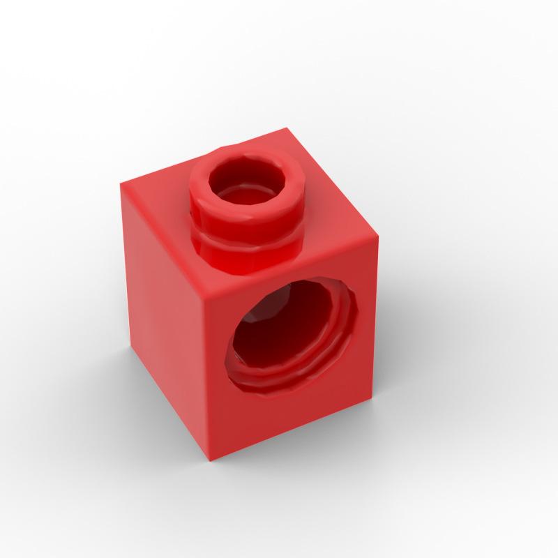 100pcs Brick Assembles Particles 6541 1x1 with Hole Bulk Building Blocks Technical Parts DIY Educational Compatible Kid Toys