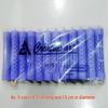 Large Cold Perm Rods for Women's Hair, 10-Pack - Plastic Hollow Curling Texture with Rubber Band Core
