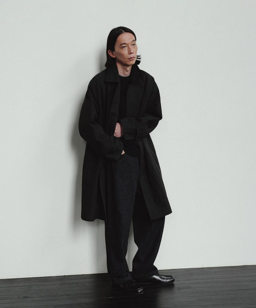 BLANKROOM Cairn Coat_Fade Black
