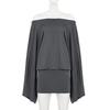 Sexy Bodycon Dress Slim Fit Batwing Sleeve Dress Sweet Off Shoulder Dress  Party Clubwear