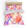 Japan Anime 3D Print Bedding Set Christmas Gift Duvet Cover Sexy Girls Bed Quilt Pillowcase