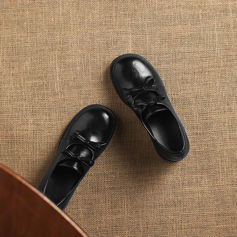 Krazing Pot Microfiber Round Toe Thick Med Heels Spring Summer Shoes Big Size 43 Size 33 Women Slip On Platform Pumps