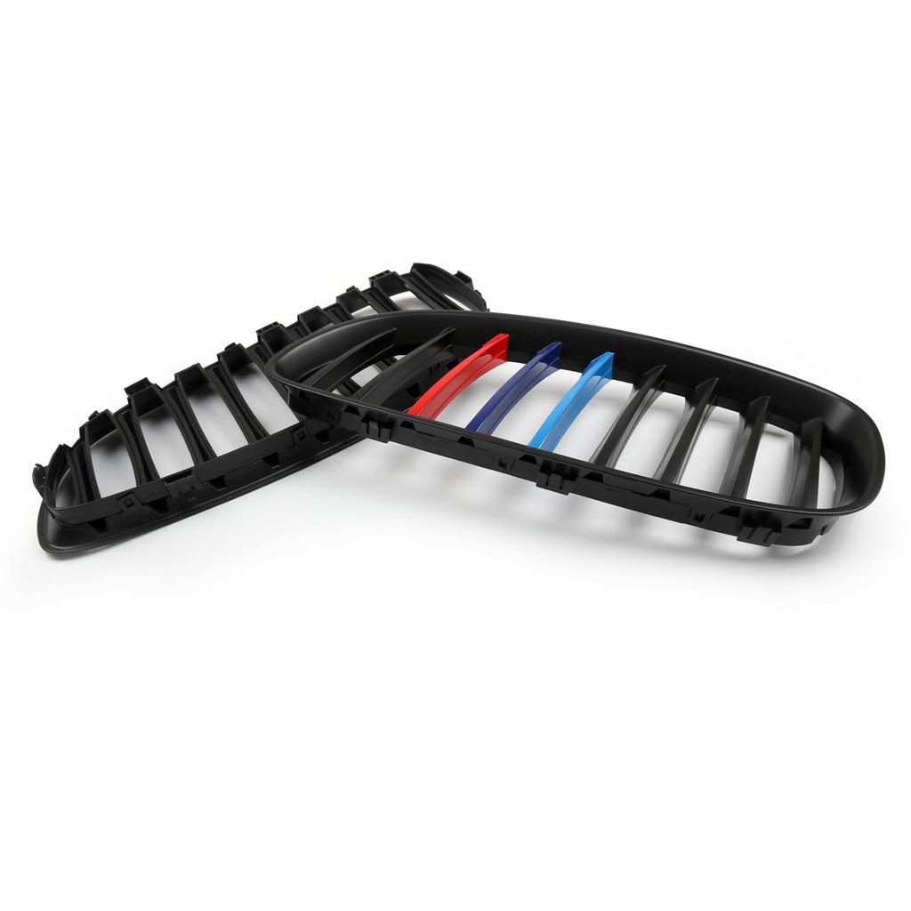 2Pcs M-Color Matte Black Front Kidney Grille Grill For BMW Z4 E89 2009-2016
