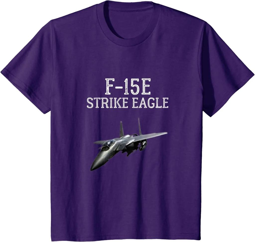 F15E Strike Eagle AirtoGround Attack FIghter Bomber Gift TShirt Summer Cotton ONeck Short Sleeve Mens T Shirt New S3XL