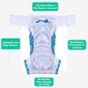 Cotton Adult Diaper Pants Leak-Proof Incontinence Underwear Washable Diaper  Elderly Care
