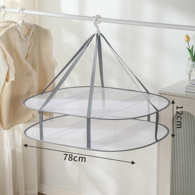 Matcha Color Single/Double Layer Drying Basket for Clothes, Underwear, Sweaters, Flat Drying Rack, Sock Drying Basket