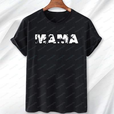 Dinosaur Mama Funny In Mother's Day for Mamasaurus T Rex T-Shirt Vintage Harajuku Aesthetic Graphic Tees Gift for Mother's Day