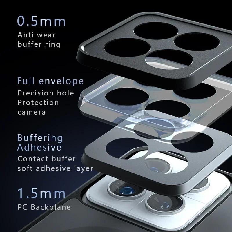 For Honor 400 Smart Magsafe Magnetic Acrylic Matte Phone Case For Honor X7D 4G 5G Shockproof Transparent Cover Hard Bumper