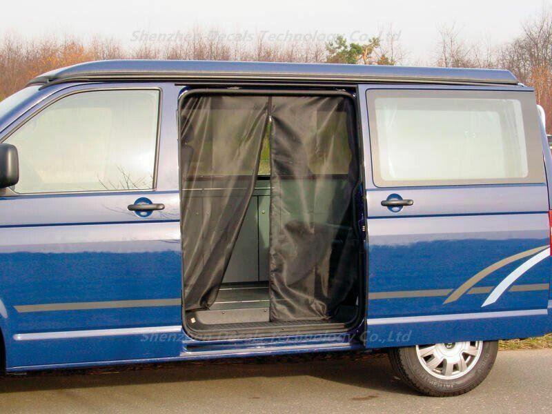 

For Vw T5 T6 Sliding Door Magnetic Insect Mosquito Shading Fly Screen Net Camper Auto Vehicle Interior Accessories Car Curtains