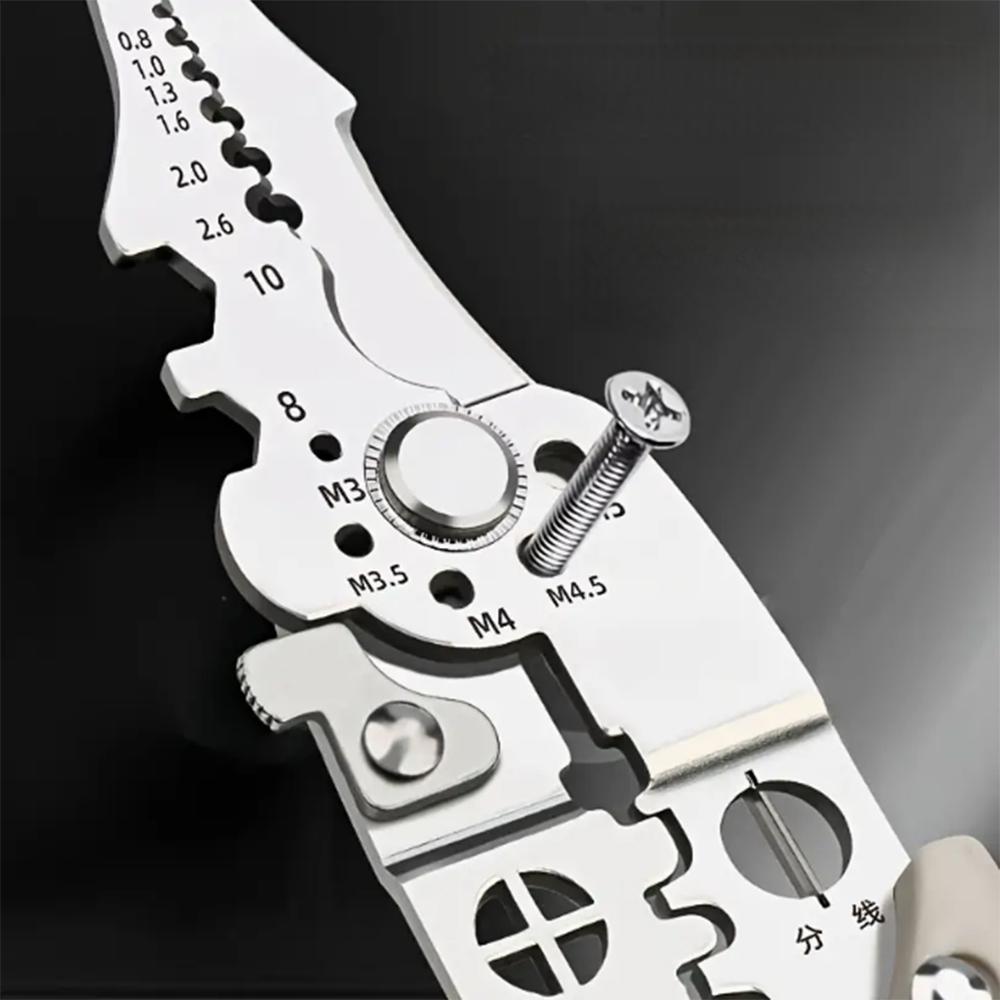 Multi-Function Wire Stripping Pliers - Industrial-Grade Electrician Tool