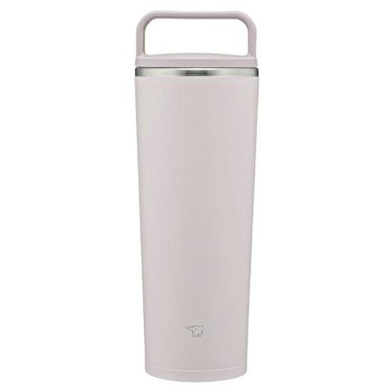 Zojirushi Water Bottle Carry Tumbler 400ml Portable Handle Dishwasher Safe Seamless Lid Only 2 Points Maintenance Sheer Gray SX-JS40-HM