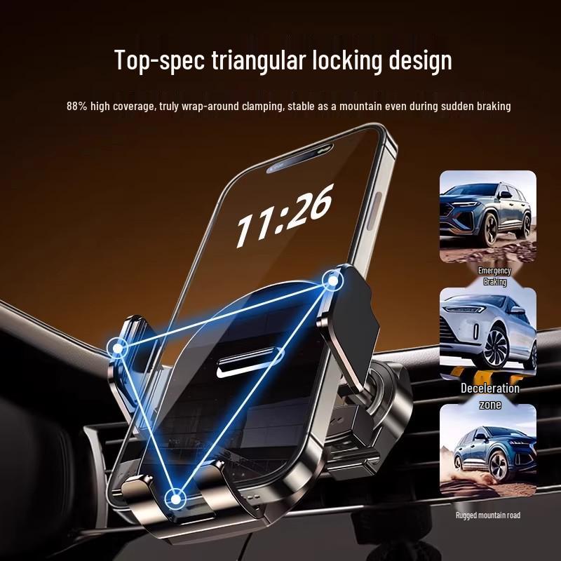 2026 New Car Phone Holder Mount - Air Vent Support Bracket for Navigation