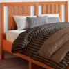 VidaXL Headboard Wax Brown 140 Cm Solid Pine Wood 844314