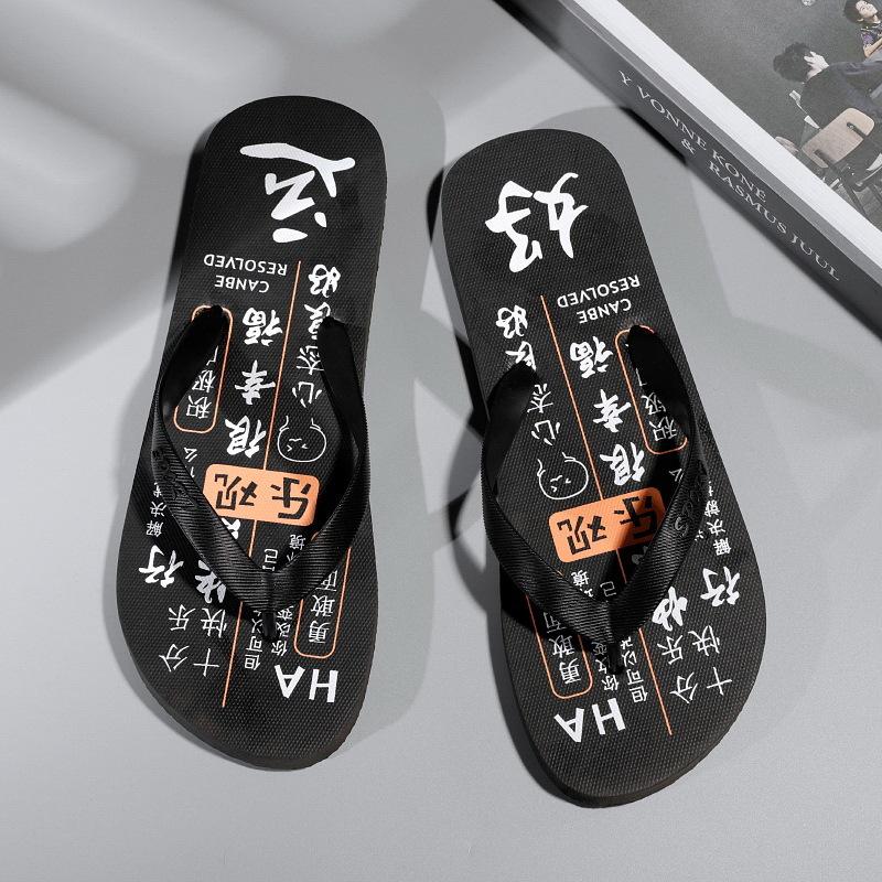 

Flip-flop flat beach shoes seaside clip-on men trendy men summer non-slip outdoor clip-on shoes sandals 39