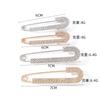 2pcs Matel Crystal Brooches Waistband Fixing Buckle Safety Pin Multifunction Brooch Pins for Women Waist Buckle Wholesale