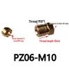 Right Angle Oil Nozzle for Machine Tool Engraving, Quick-Connect Steel Pipe Joint Sleeve