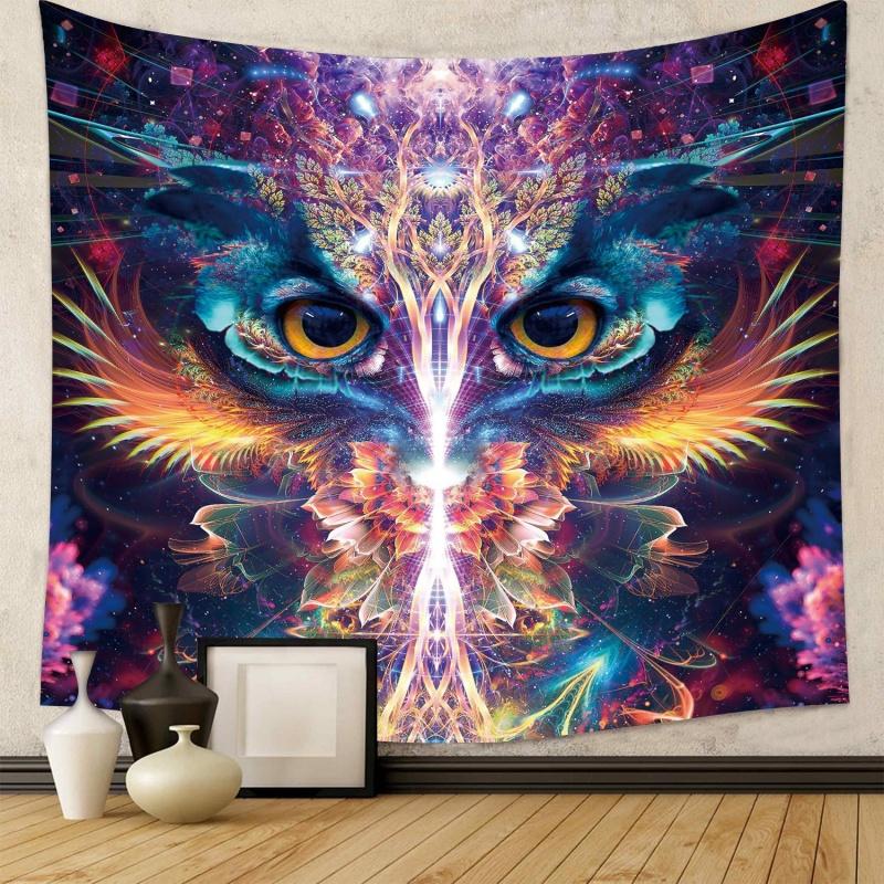 Mountain Tapestry Forest Tree Sunset Natural Scenery Tapestry Abstract Art Room Decoration Background Wall Cloth