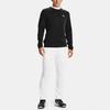 Under Armour Sweater Golf Fleece Crewneck Pullover Men Sweater Black 1360503-001