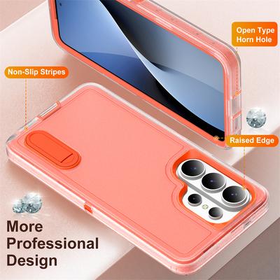 3IN1 Shockproof Stand Holder Phone Case For Samsung S26 S25 S24 Plus Ultra A54 A56 Heavy Duty Rugged Hybrid Military Cover Funda