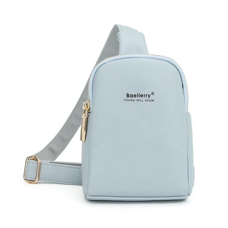 Baellerry Borse per il busto alla moda da donna Borsa a tracolla per telefono in ecopelle per signore Portafogli