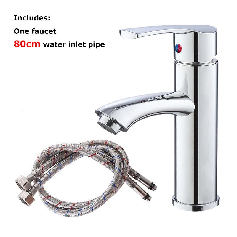 Hot and Cold Dual Control Faucet Classic Simple Bathroom Basin Faucet Household Basin Kitchen Universal
